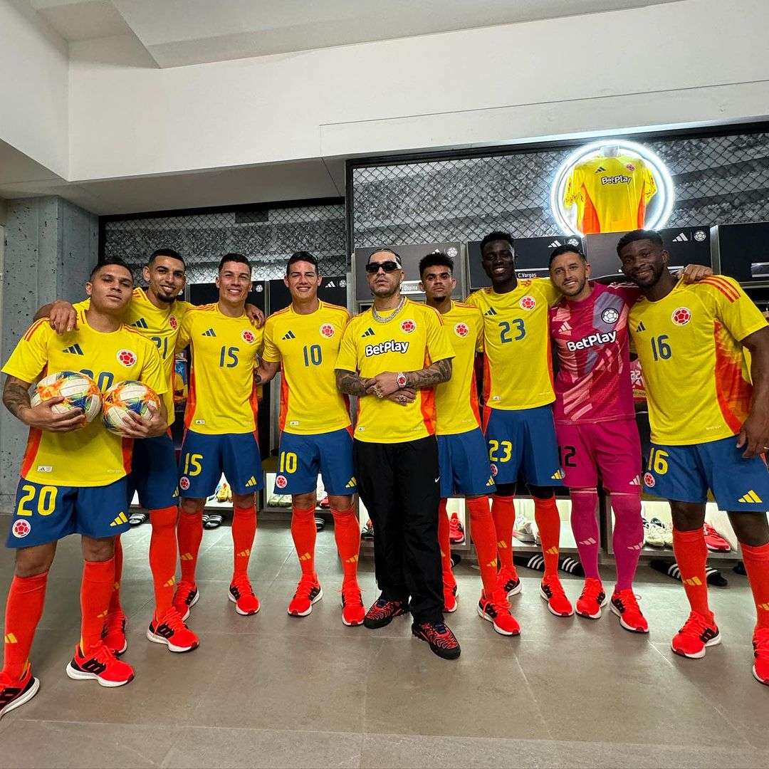 Ryan Castro ha acompañado a la invicta Colombia en cada partido de la Copa América. Foto: Instagram