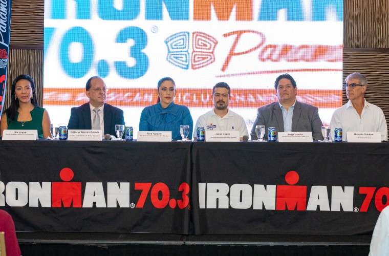 Ayer se dieron los tedalles del Ironman 70.3 Panamá Latin América, el cual se realizará el 30 de marzo de 2025. Foto: Cortesía