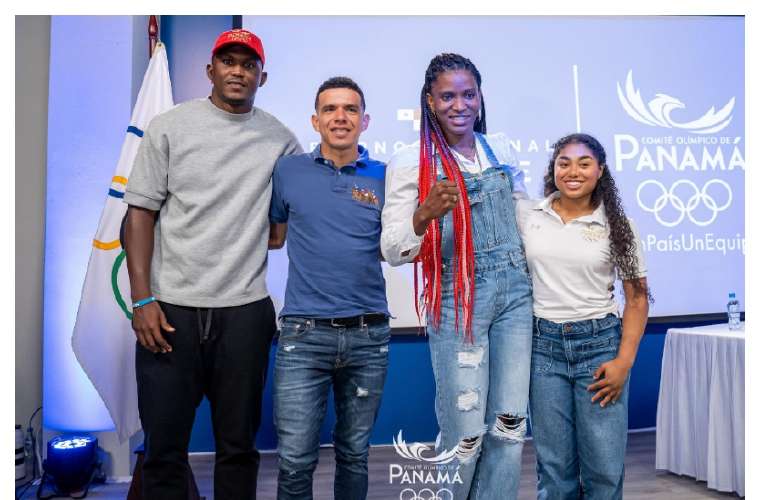 Arturo Deliser, Franklin Archibold, Atheyna Bylon y Hillary Heron estuvieron presentes en la actividad. Foto: COP