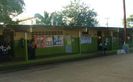 Instalación de la escuela primaria ubicada en Tocumen.