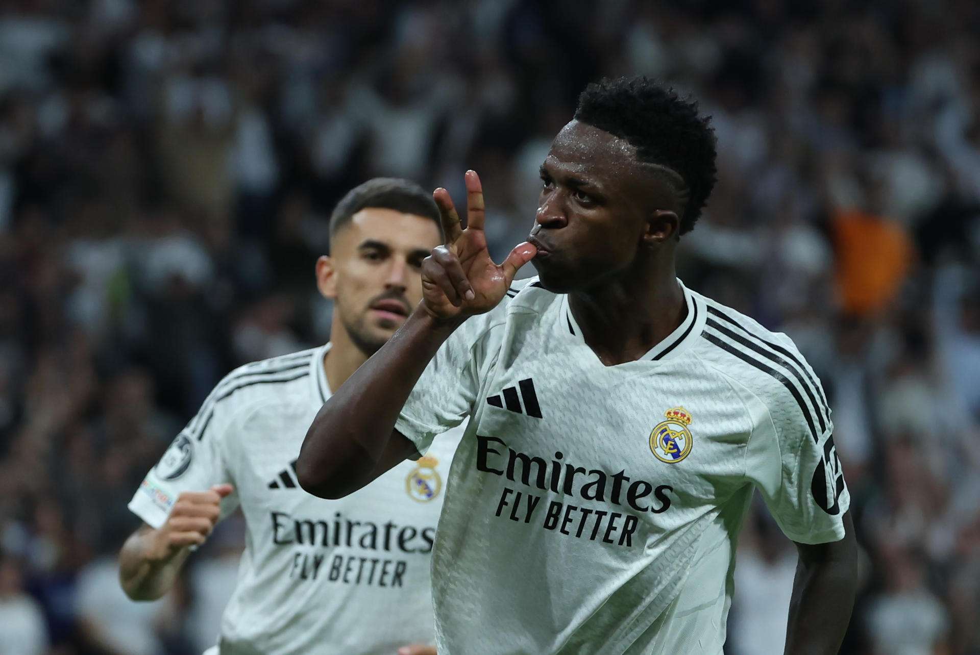 Vinicius Jr., figura del Real Madrid. /Foto: EFE