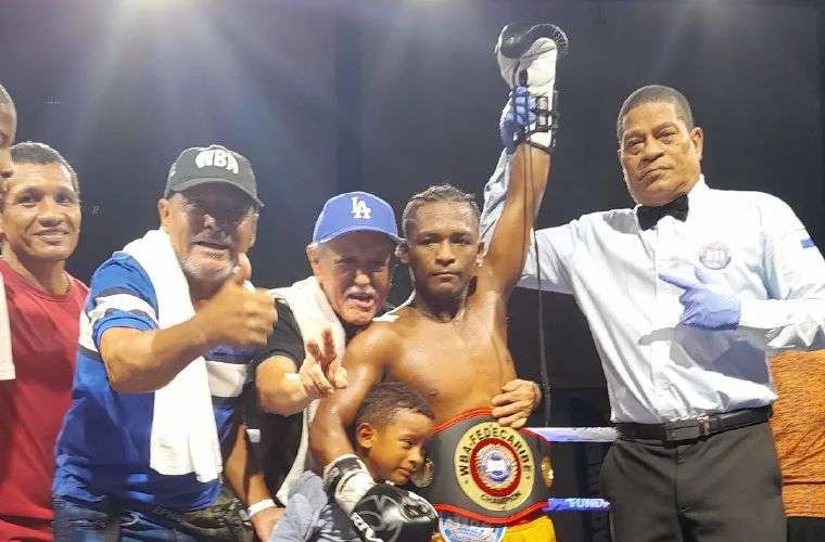 Leroy Estrada ganó por nocaut técnico en su última pelea realizada en una función de Promociones y Eventos del Istmo. Foto: Promociones y Eventos del Istmo