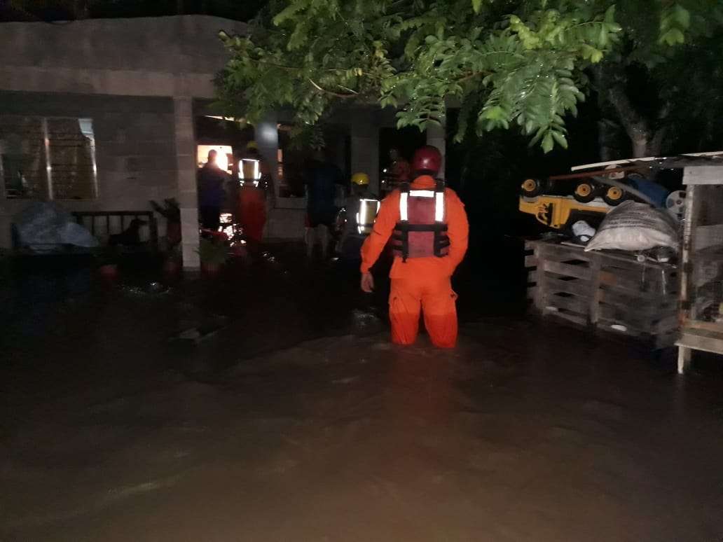  40 viviendas afectadas por el desbordamiento de la Quebrada Quija.