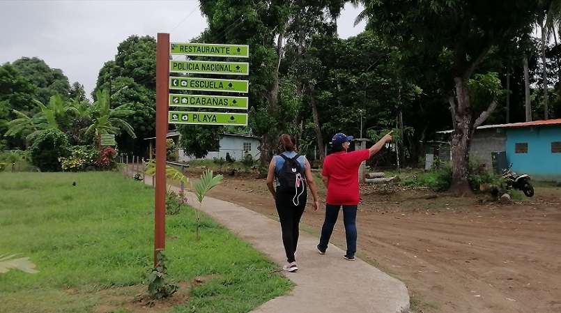 La isla es un refugio de vida silvestre. 