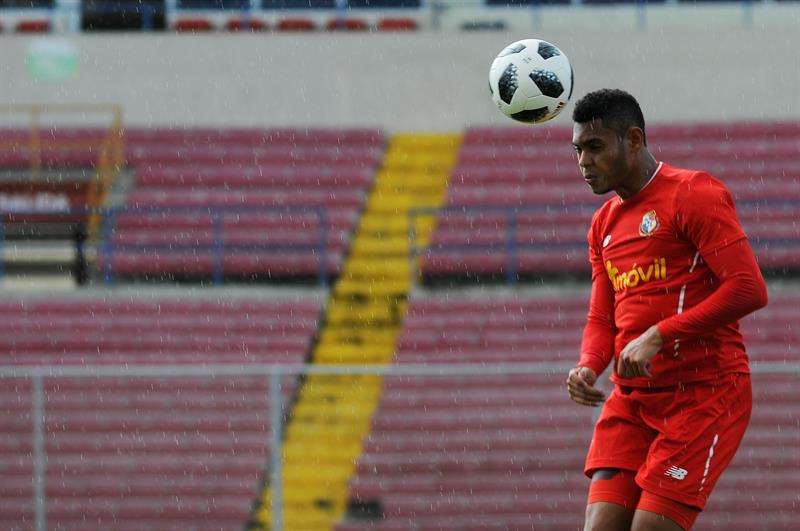 Ismael Díaz, de 21 años, es uno de los atacantes de la selección de Panamá. Foto EFE