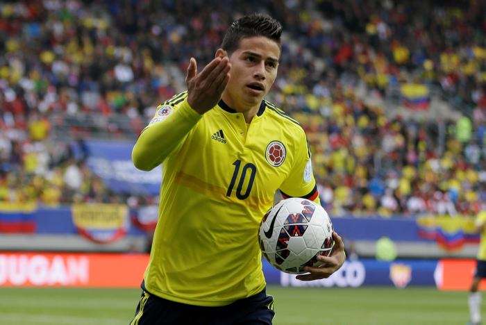 James Rodríguez, ídolo del fútbol colombiano/AP