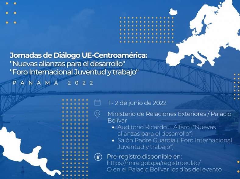 Invitan, La Fundación EU-LAC, el Ministerio de Relaciones Exteriores de Panamá, el Centro de Desarrollo de la OCDE, y la Fundación Carolina. Imagen: eulacfoundation.org