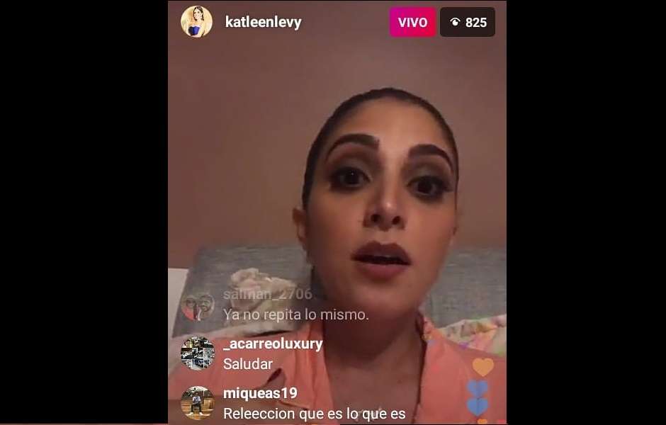 Captura de video Instagram.