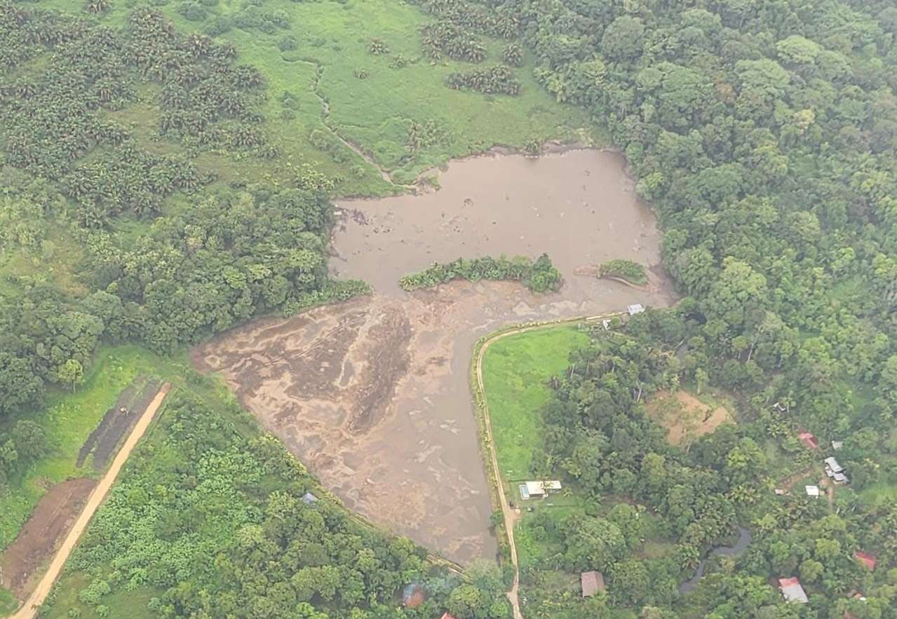 Casi seco, así se encuntra el lago Big Creek de Bocas del Toro.