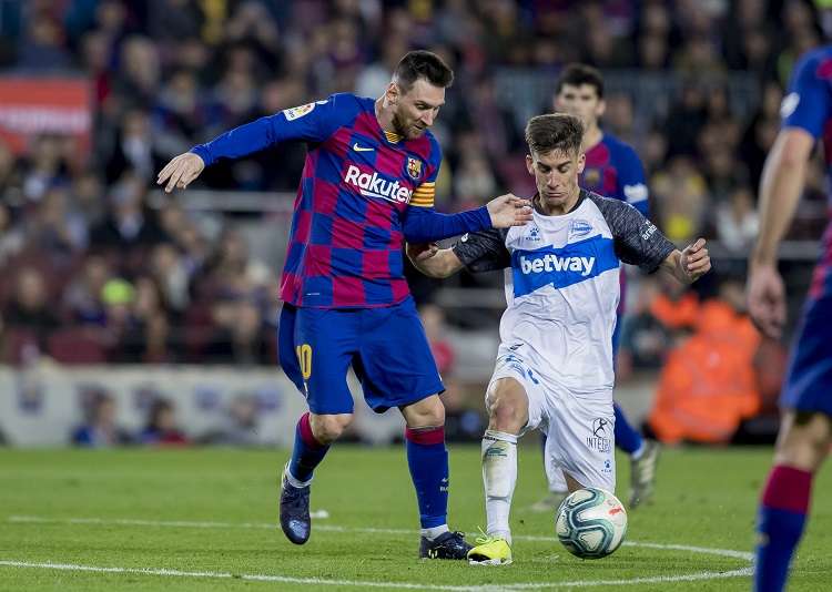 Lionel Messi, delantero del Barcelon. Foto: AP