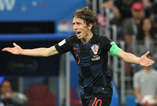 El jugador de Croacia Luka Modric. Foto: EFE