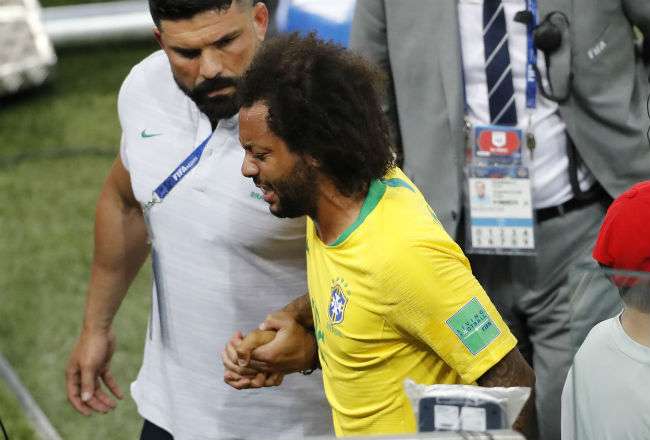 El jugador brasileño Marcelo. Foto: AP