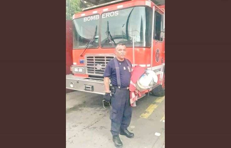 Mayor Julio Alberto Rivera, del Benemérito Cuerpo de Bomberos de Panamá.