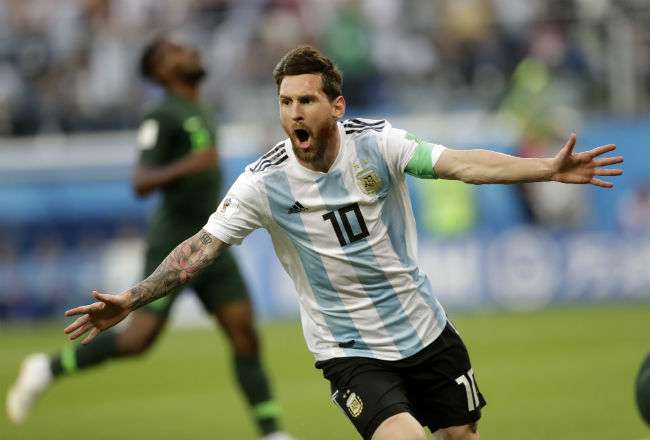El jugador estrella de la selección de Argentina. Foto: AP