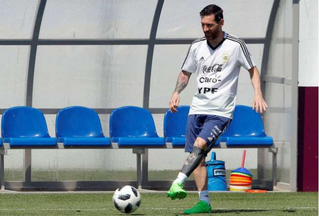 RONNITSY (MOSCÚ), 28/06/2018.- El delantero y capitán de la selección Argentina, Lionel Messi. Foto:EFE