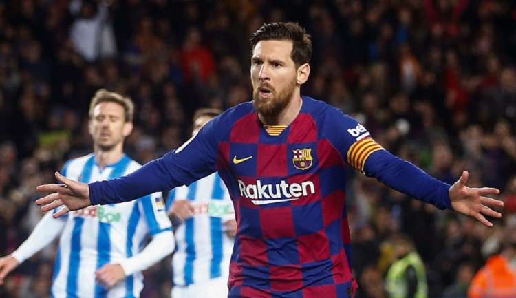  El delantero argentino Lionel Messi del Barcelona. Foto: EFE