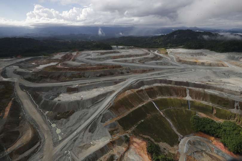 ista de la mina a cielo abierto Cobre Panamá, una de las más grandes de Latinoamérica, pertenece a la Minera Panamá. EFE