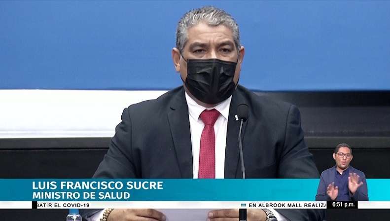 Ministro de Salud, Luis Francisco Sucre.
