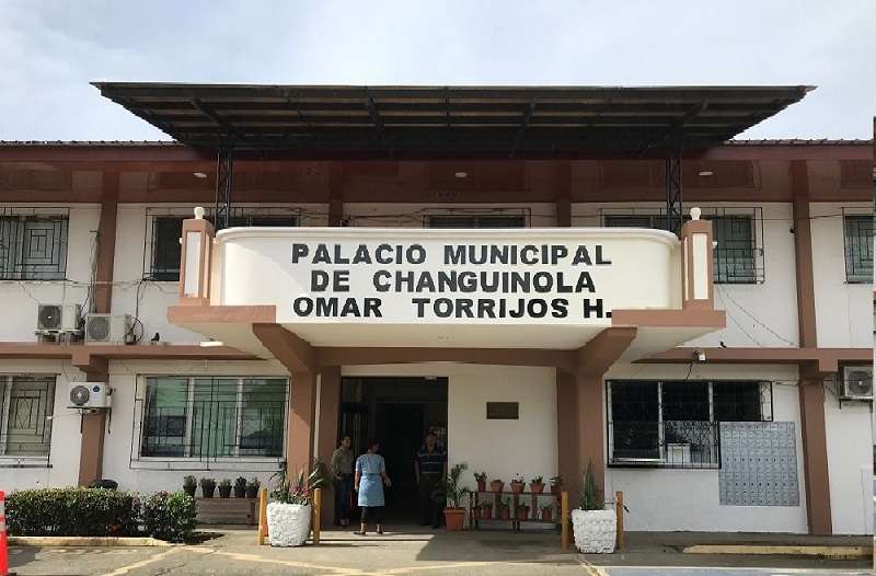 Oficinas del Municipio de Changuinola, en Bocas del Toro.