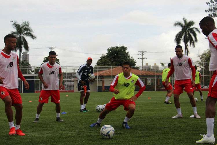 Entrenamiento de la Selección Mayor de Fútbol de Panamá. Foto: Fepafut