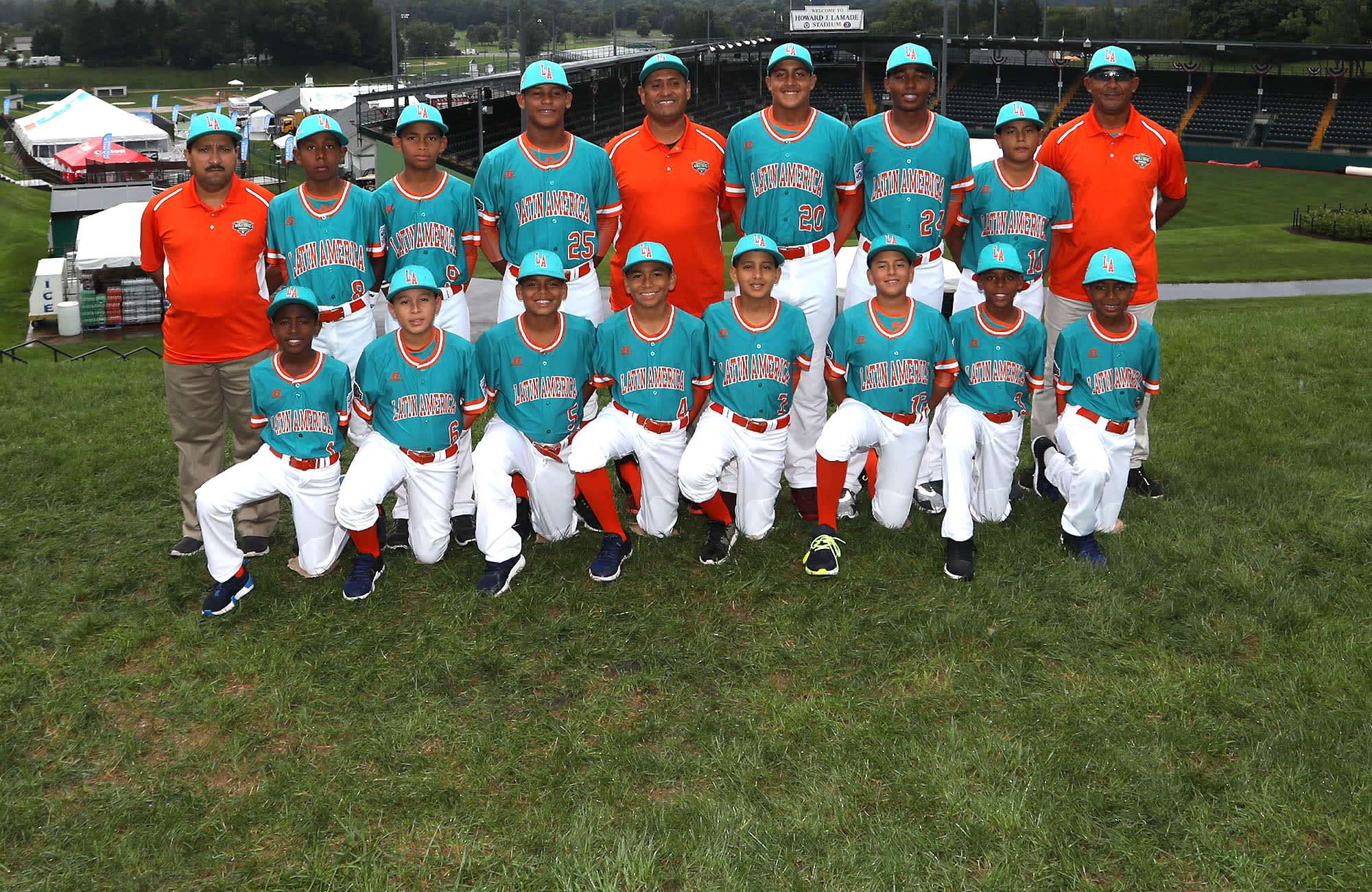 El equipo de Panamá que participa en la Serie Mundial de Pequeñas Ligas. Foto: Little League
