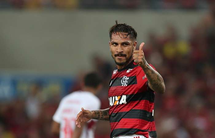 Paolo Guerrero reapareció el fin de semana con el Flamengo. / EFE