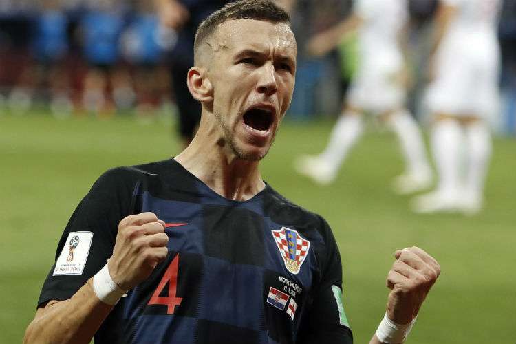 Ivan Perisic anotó uno de los goles de Croacia. Foto: AP