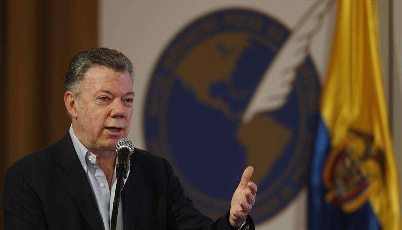 En la imagen, el presidente de Colombia, Juan Manuel Santos. EFEArchivo