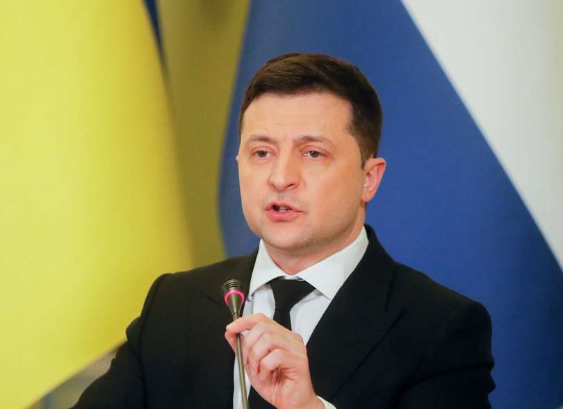 En la imagen el presidente de Ucrania, Volodymyr Zelensky. EFE