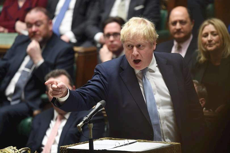 En la imagen aparece (c) el primer ministro británico, Boris Johnson. EFE
