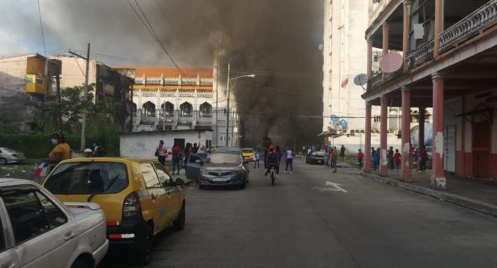 Por el momento más de 10 personas han sido  aprehendidas por participar en estos cierres de calles en la provincia de Colón.