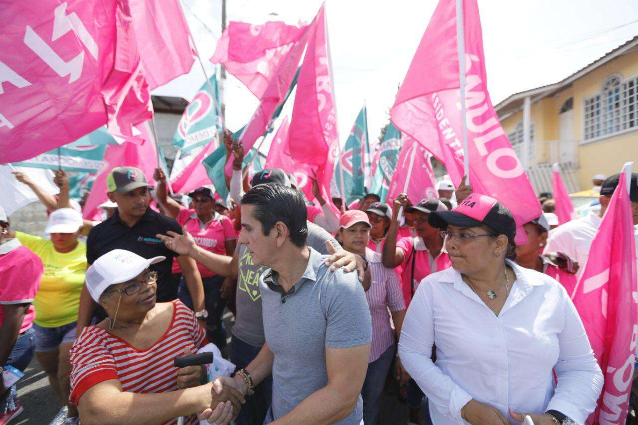 Rómulo Roux se pronunció durante una caminata realizada en diversos sectores del distrito de San Miguelito