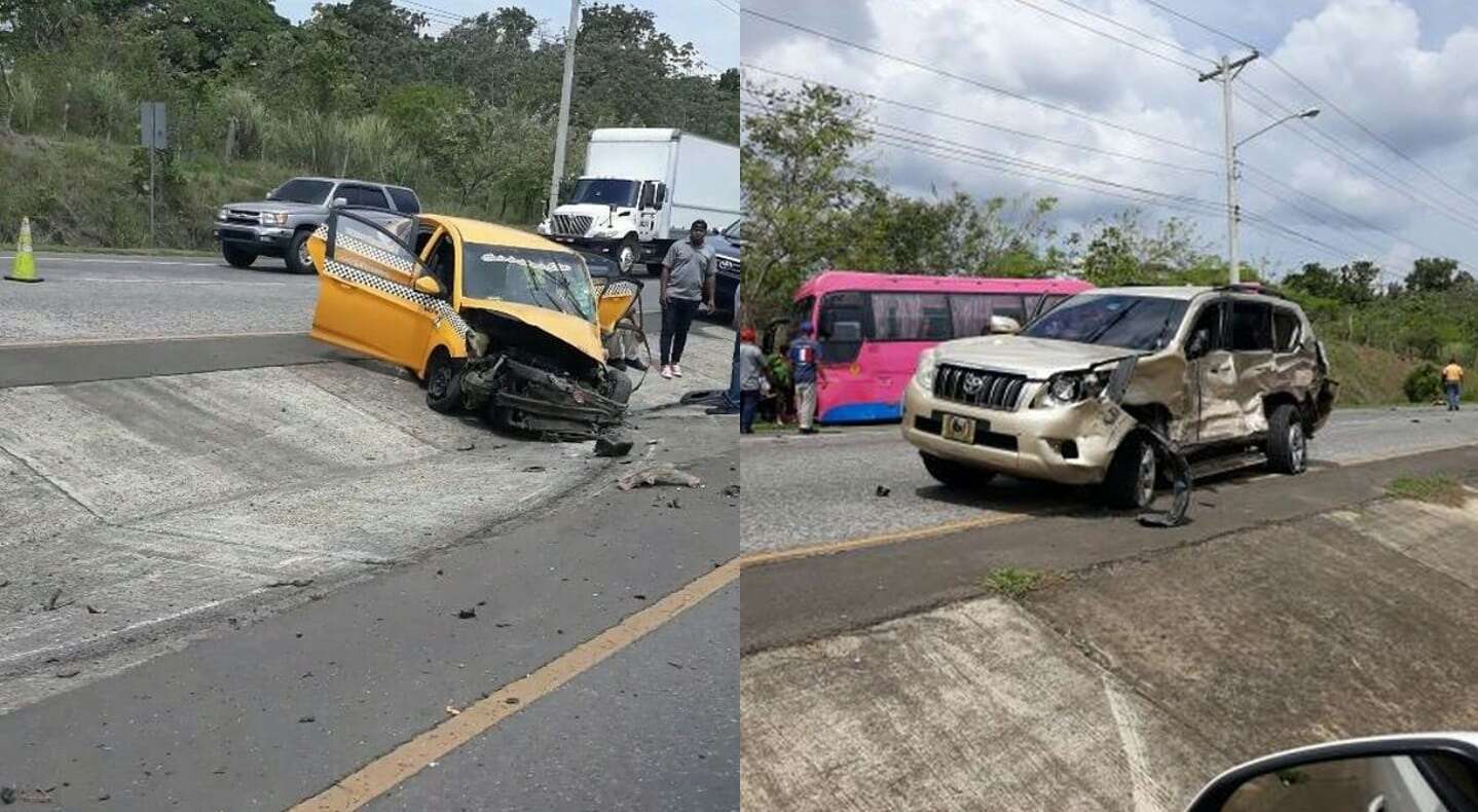 El Cuerpo de Bomberos de Panamá, cuyo personal se presentó al lugar a auxiliar a las víctimas, en el autobús viajaban 30 pasajeros de los cuales 7 resultaron heridos. Foto: @BCBRP