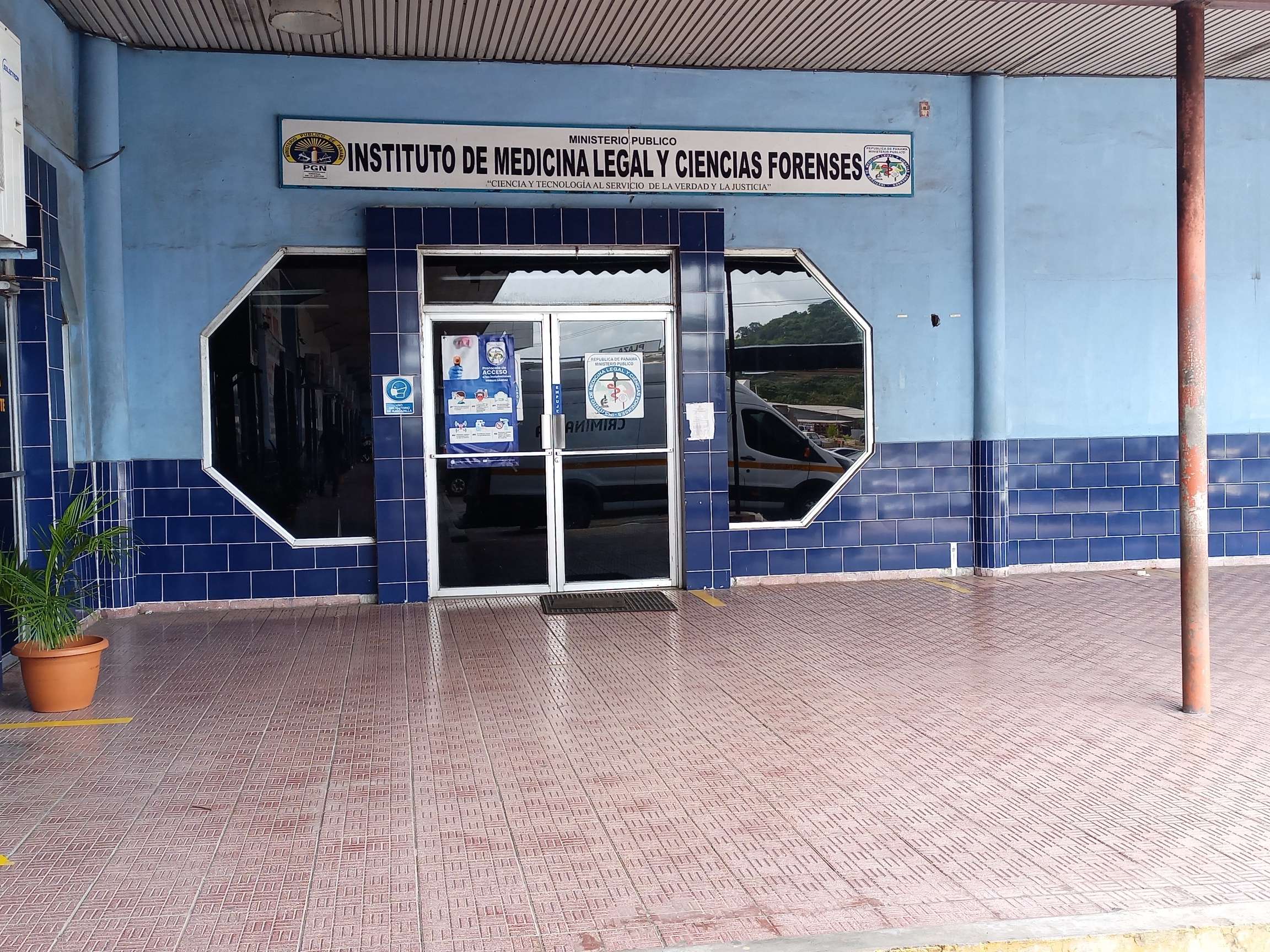 Vista general de la sede del Imelcf de Panamá Oeste, donde fueron evaluadas las víctimas.