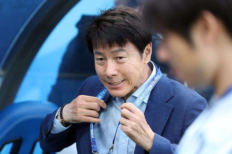 El seleccionador de Corea del Sur, Shin Tae-Yong. Foto EFE