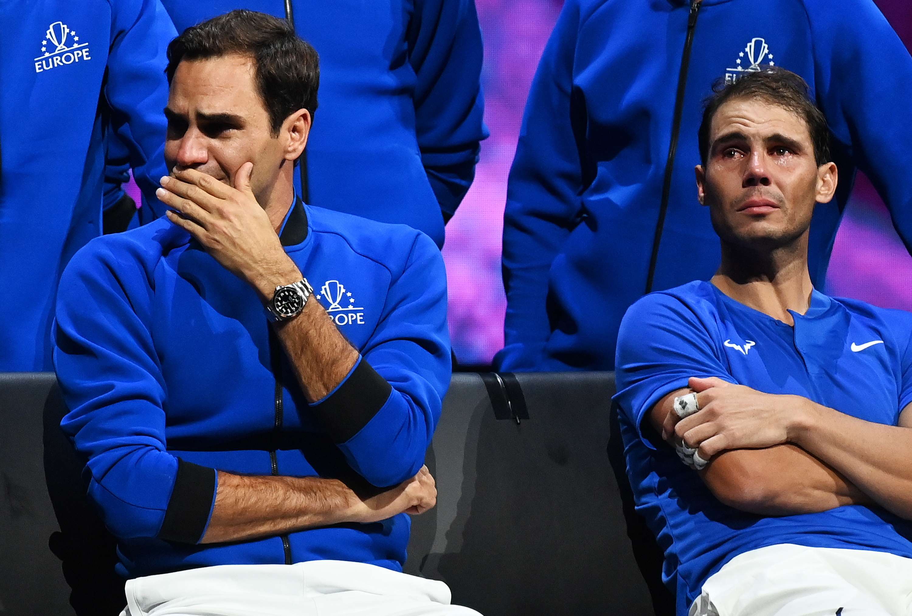 Roger Federer y Rafael Nadal / Foto: EFE