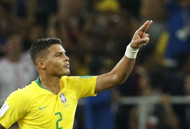 El jugador brasileño Thiago Silva. Foto: AP