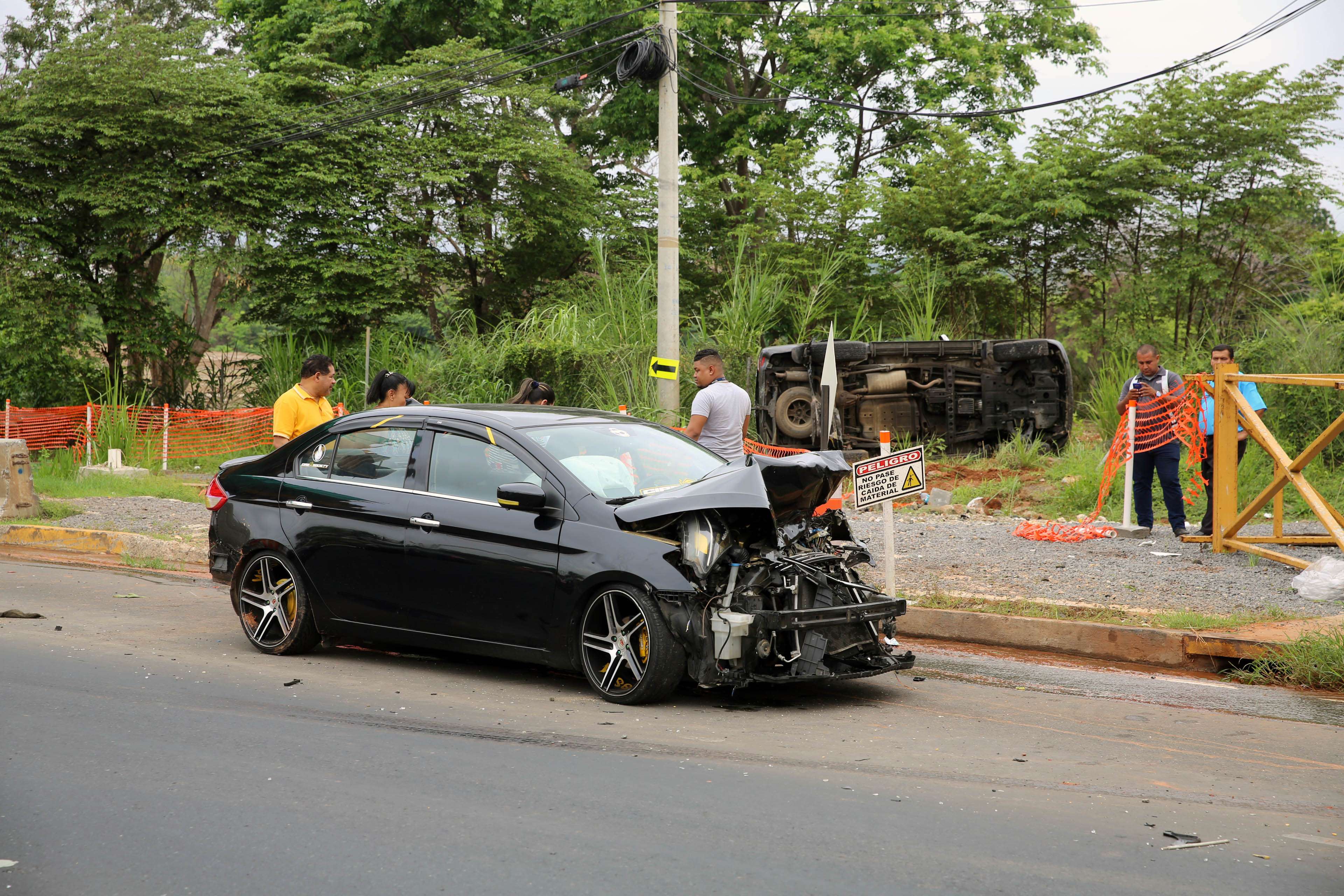 El tráfico vehicular se vio afectado en ambas direcciones. /  Foto: Edwards Santos