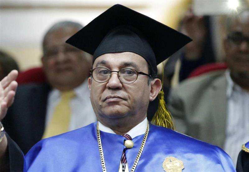 Rector de la Universidad de Panamá, Eduardo Flores. Foto: EFE