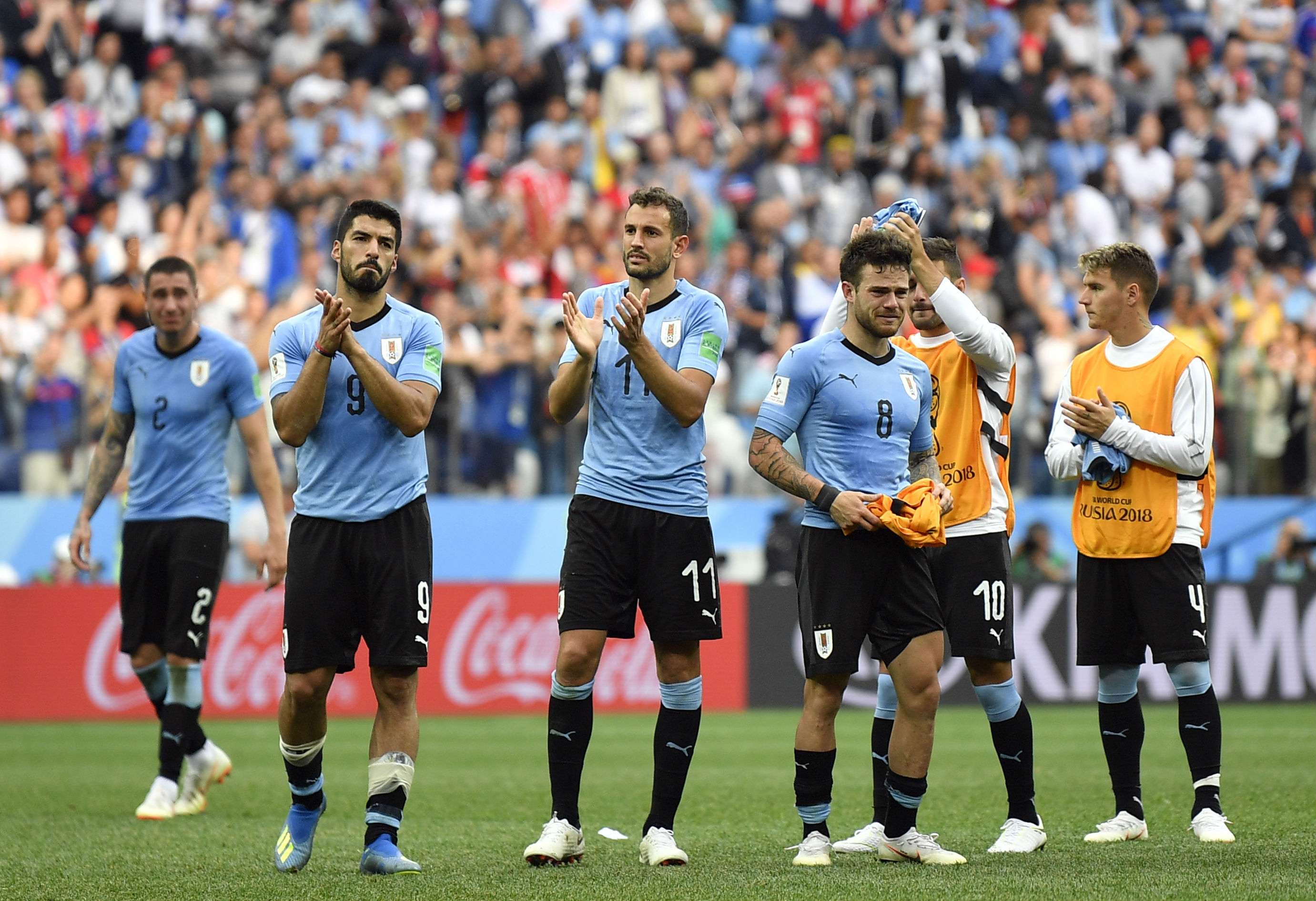 La selección de Uruguay quedó eliminado en los cuartos de final. Foto:EFE
