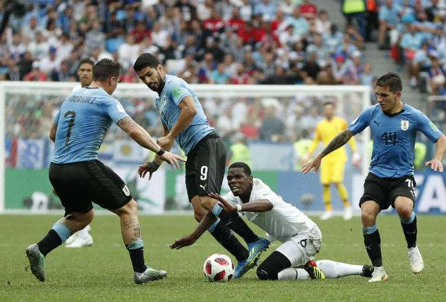 Uruguay quedó eliminado en los cuartos de final ante Francia.