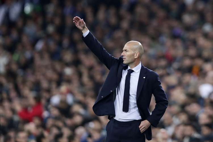  El francés Zinedine Zidane, técnico del Real Madrid. Foto: AP