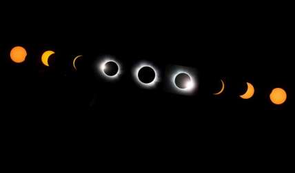 Eclipse total de sol.  /  Imagen: EFE