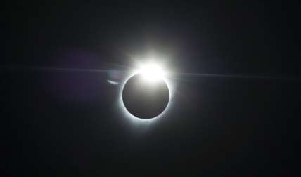 Vista del eclipse total de Sol desde Oregón, EE.UU.  /  Foto: AP