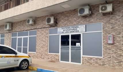 Vista general de la sede del Sistema Penal Acusatorio en Los Santos.