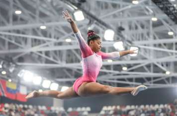 Hillary Heron, atleta panameña de la gimnasia. Foto: COP