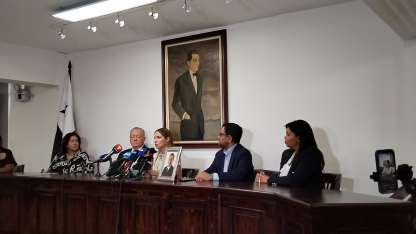 Conferencia de prensa de Mossack Fonseca.