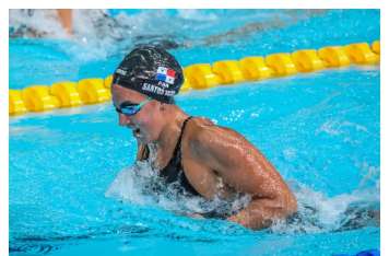 La nadadora Emily Santos y la gimnasta Hillary Heron competirán mañana domingo en los Juegos Olímpicos de París 2024. Fotos: COP