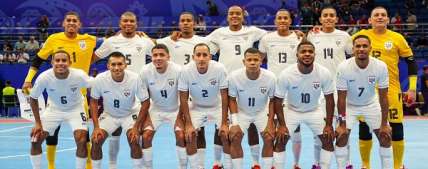 Selección de futsal de Panamá previo a su debut mundialista. Foto: Fepafut